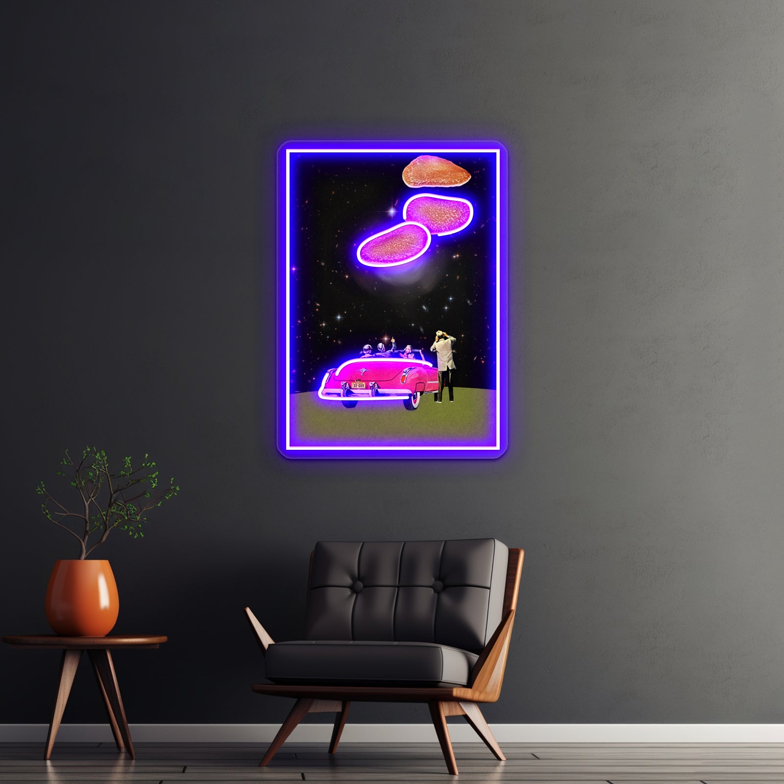 Unidentified Flying Object Artwork Personalized Neon Signs | Shineneon