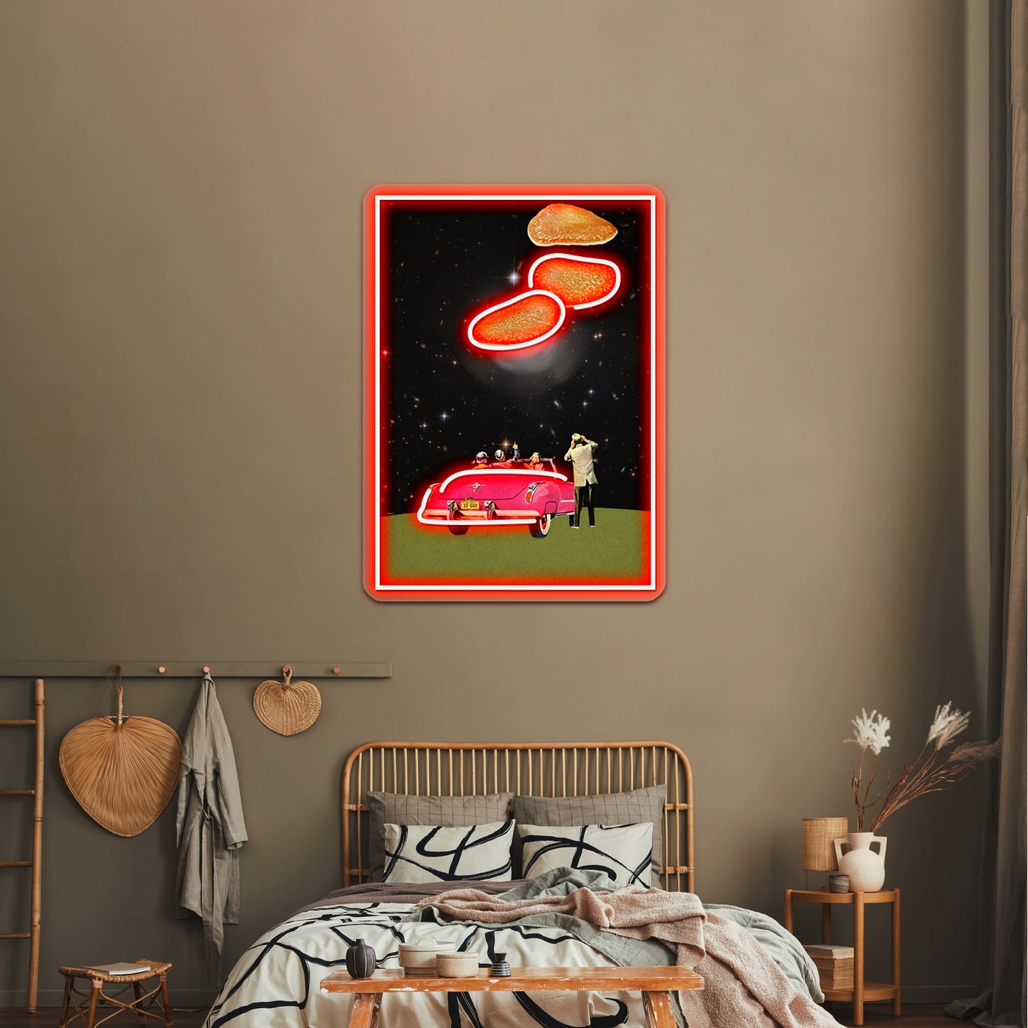 Unidentified Flying Object Artwork Personalized Neon Signs