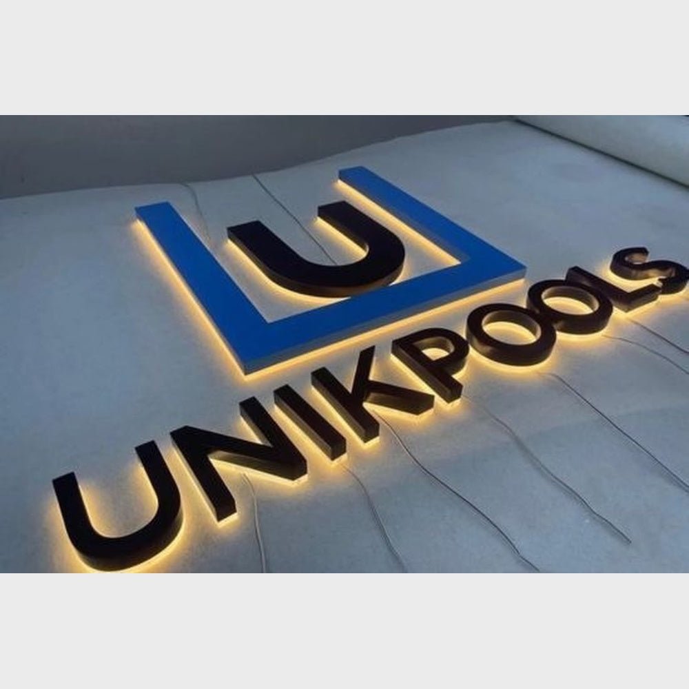 Unikpools 3D Backlit Channel Letters Led Light Sign - Shineneon