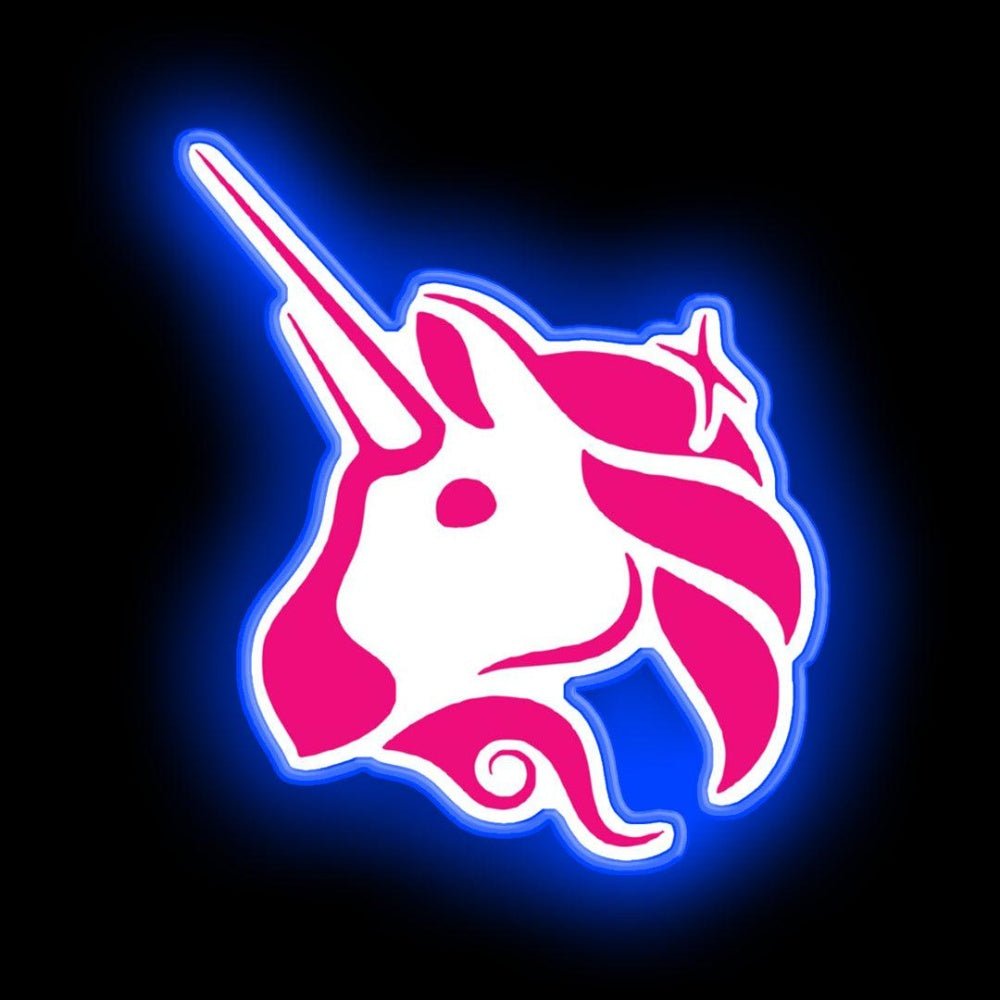 Uniswap Unicorn Rainbow Cute Funny Neon Sign - Shineneon