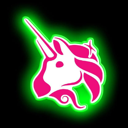 Uniswap Unicorn Rainbow Cute Funny Neon Sign - Shineneon