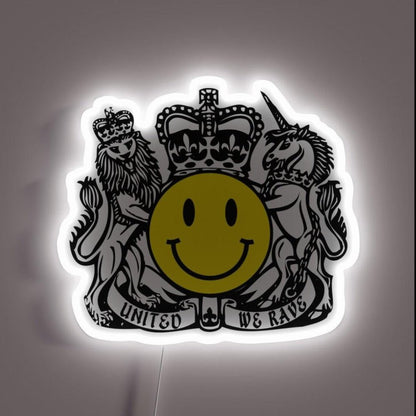 United We Rave Rgb Led Neon Sign - Shineneon