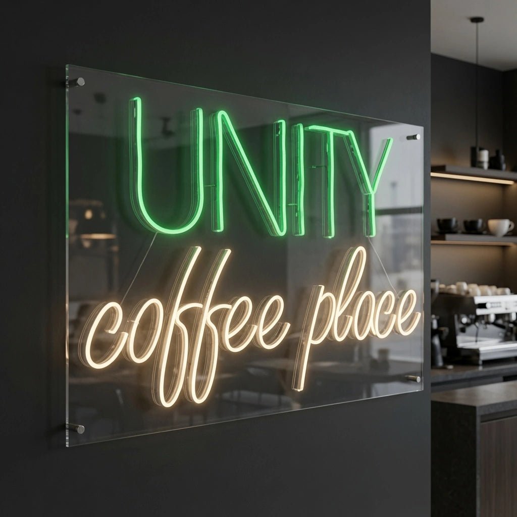 Univity Coffee Place LED Neon Sign - Shineneon