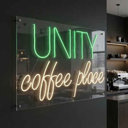 Univity Coffee Place LED Neon Sign - Shineneon
