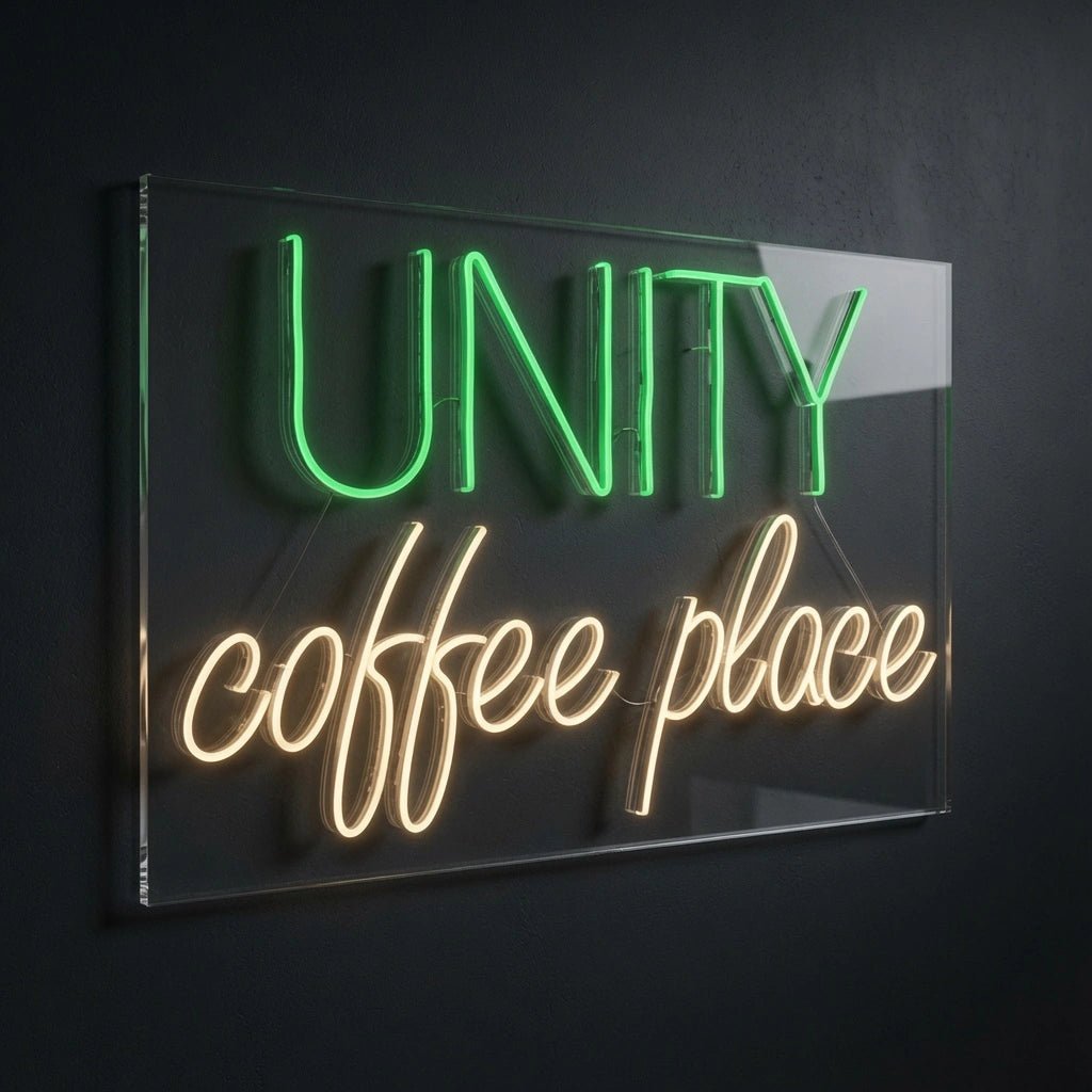 Univity Coffee Place LED Neon Sign - Shineneon