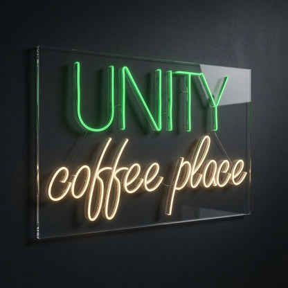 Univity Coffee Place LED Neon Sign - Shineneon