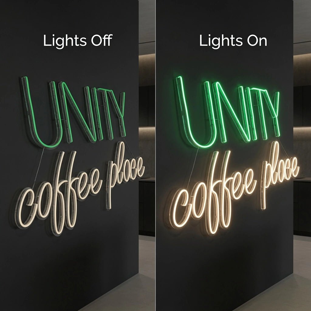 Univity Coffee Place LED Neon Sign - Shineneon