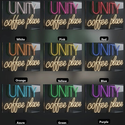 Univity Coffee Place LED Neon Sign - Shineneon