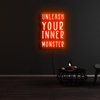 Unleash Your Inner Monster Led Neon Sign - Shineneon