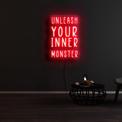Unleash Your Inner Monster Led Neon Sign - Shineneon
