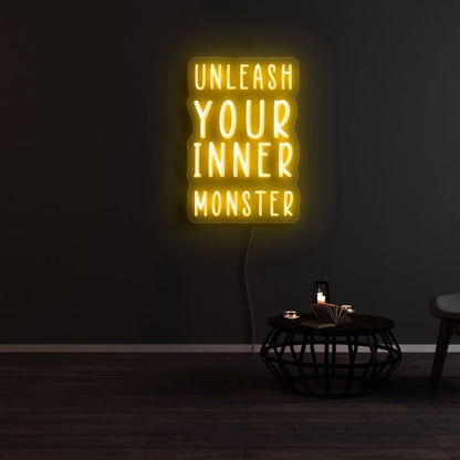 Unleash Your Inner Monster Led Neon Sign - Shineneon