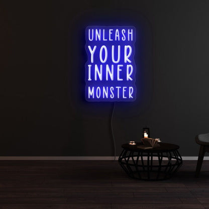 Unleash Your Inner Monster Led Neon Sign - Shineneon