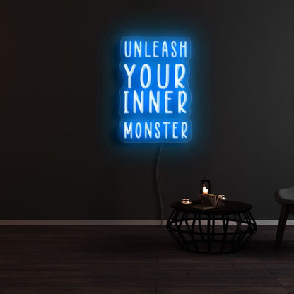 Unleash Your Inner Monster Led Neon Sign - Shineneon