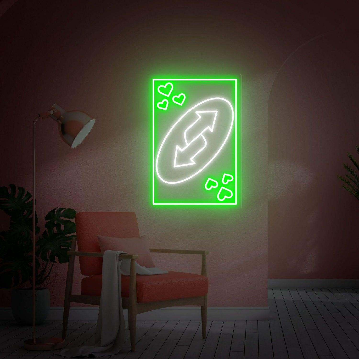 Uno Flip Led Neon Sign Indoor Game Wall Decor | Shineneon