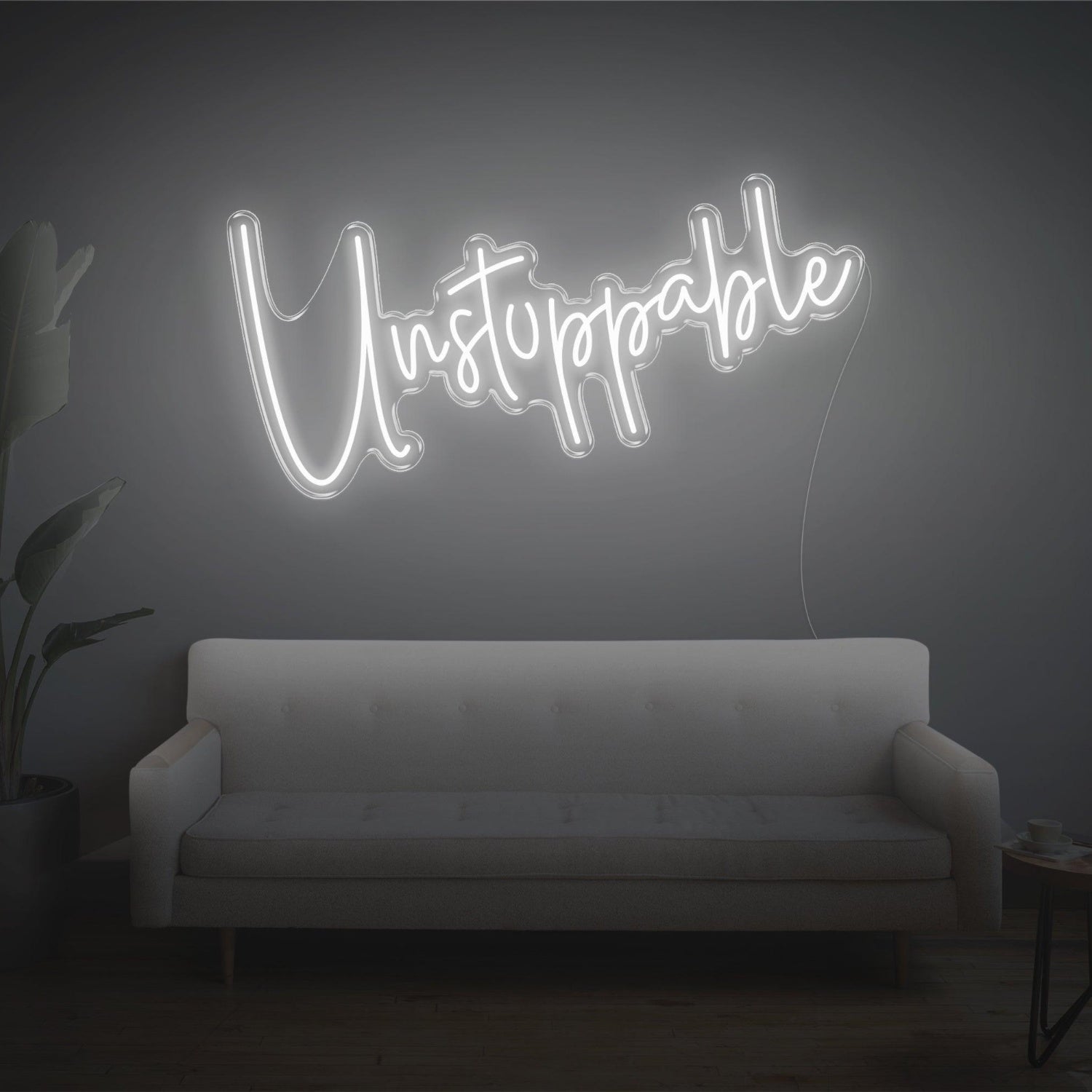 Unstoppable Bright Yellow Led Neon Sign For Modern Home Studio Decor | Shineneon