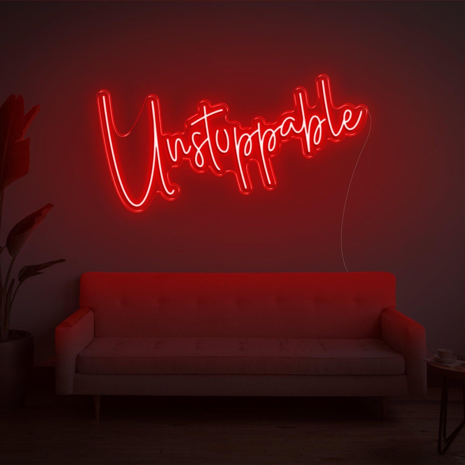 Unstoppable Bright Yellow Led Neon Sign For Modern Home Studio Decor | Shineneon