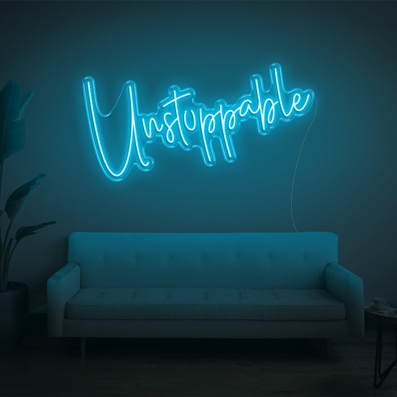 Unstoppable Bright Yellow Led Neon Sign For Modern Home Studio Decor | Shineneon
