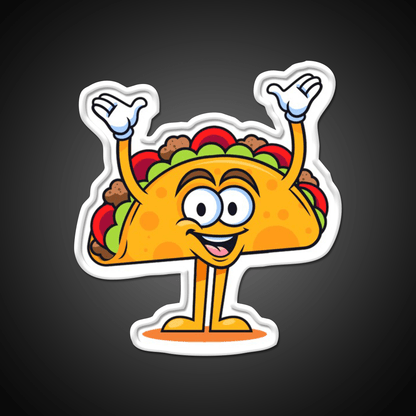 Up Taco Led Neon Sign Mexican Food Sign Rgb Color - Shineneon