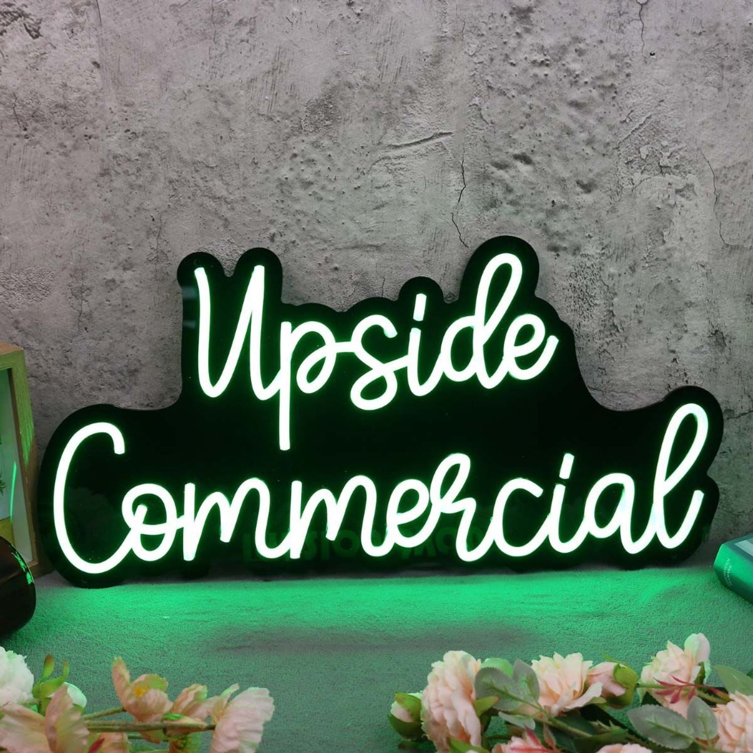 Upside Commercial Green Led Neon Sign - Shineneon