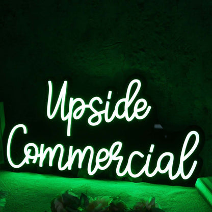 Upside Commercial Green Led Neon Sign - Shineneon
