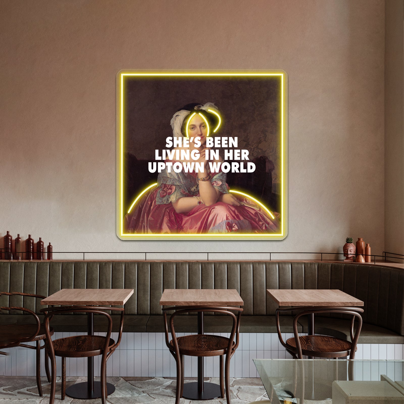 Uptown Baroness Artwork Personalized Neon Signs | Shineneon