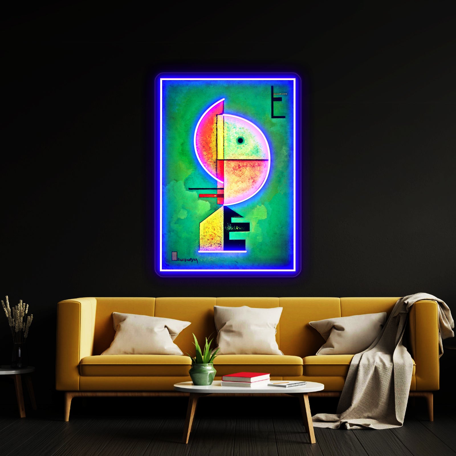 Upward By Vasily Kandinsky Kandinskys Abstract Art Wall Artwork Neon Signs | Shineneon