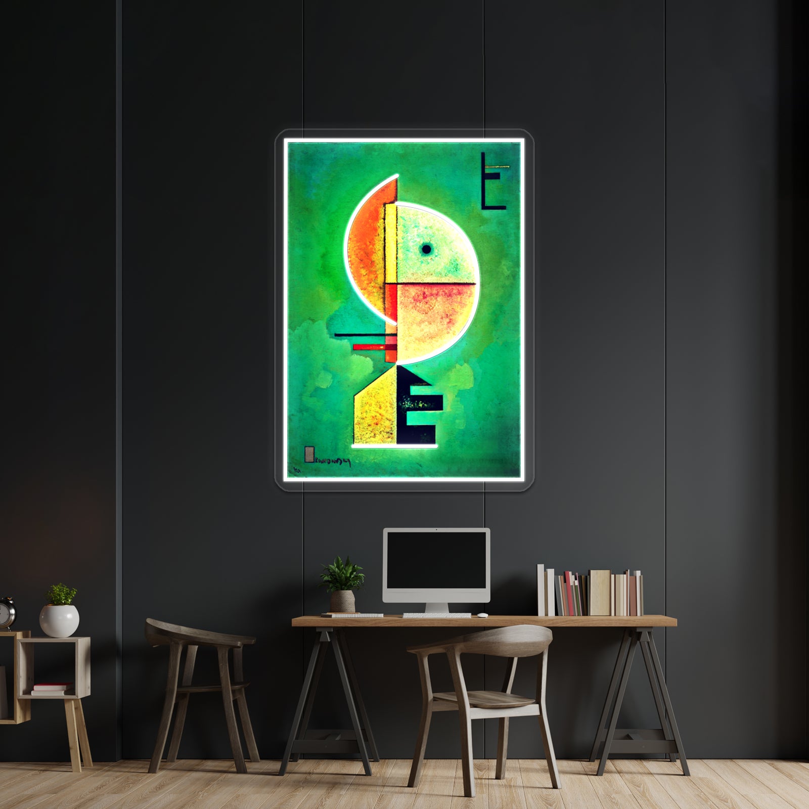 Upward By Vasily Kandinsky Kandinskys Abstract Art Wall Artwork Neon Signs | Shineneon