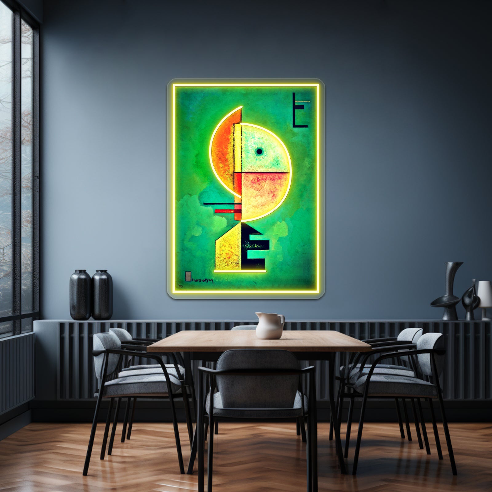 Upward By Vasily Kandinsky Kandinskys Abstract Art Wall Artwork Neon Signs | Shineneon