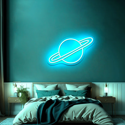 Uranus Cool Neon Sign For Wall Decor Home