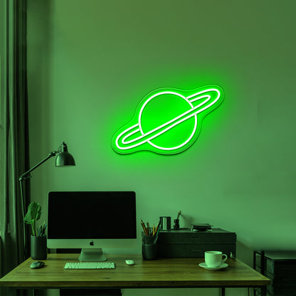 Uranus Cool Neon Sign For Wall Decor Home