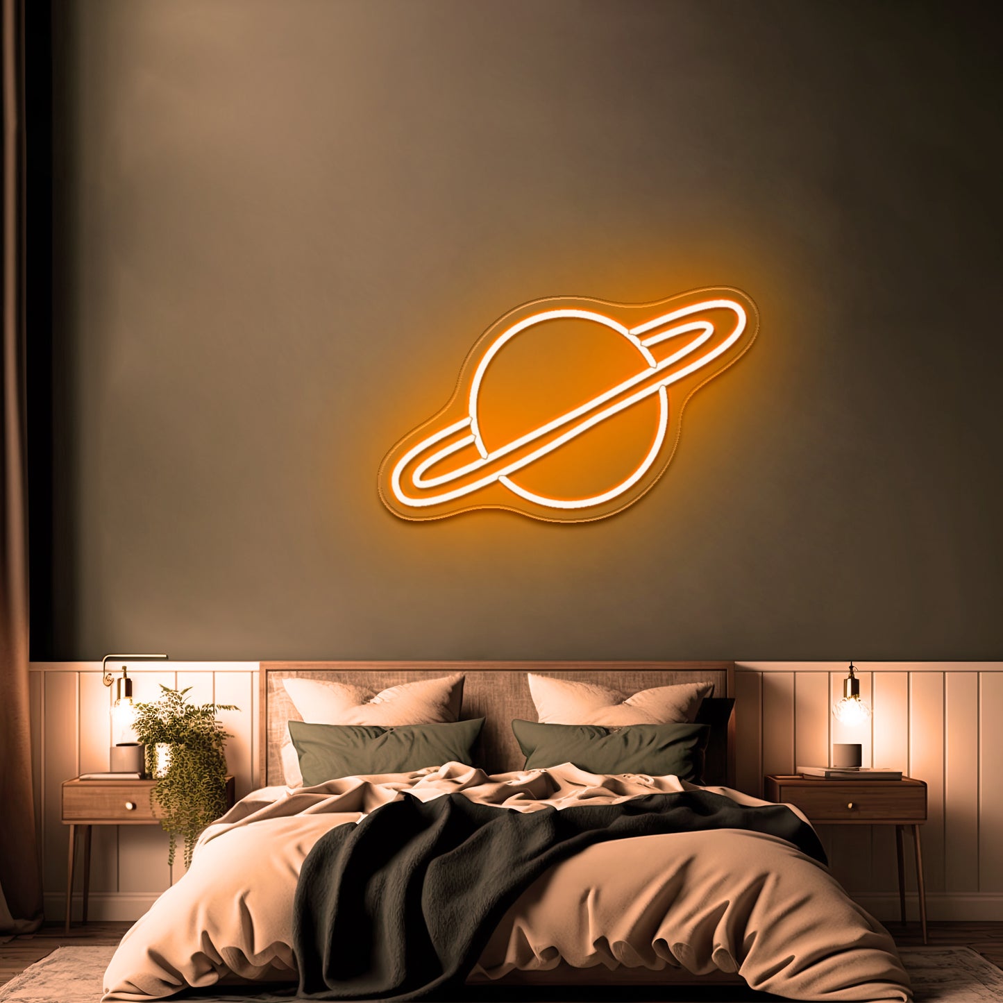 Uranus Cool Neon Sign For Wall Decor Home