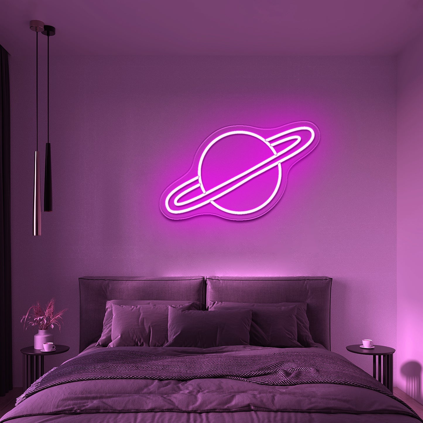 Uranus Cool Neon Sign For Wall Decor Home