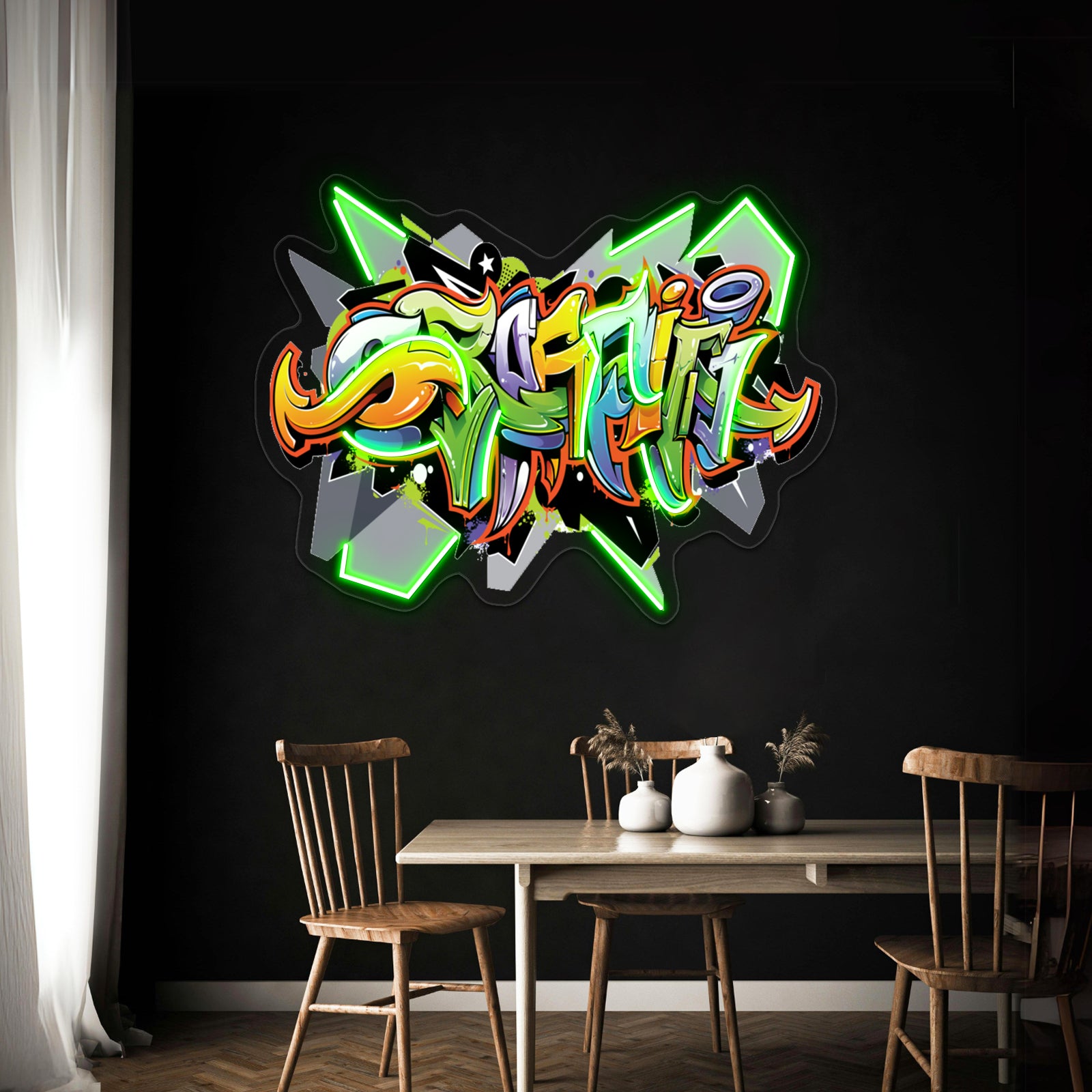 Urban Art Graffiti Tshirt Design Wall Artwork Neon Signs | Shineneon