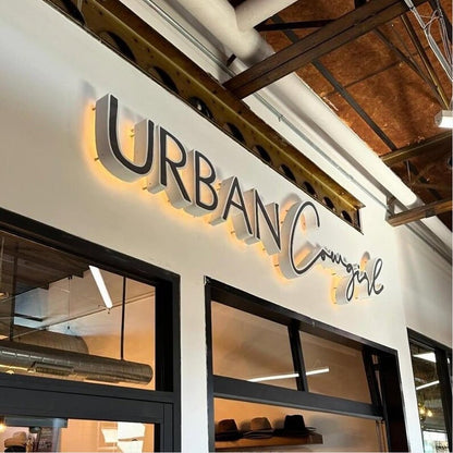 Urban Cowgirl 3D Backlit Channel Letters Led Light Sign - Shineneon