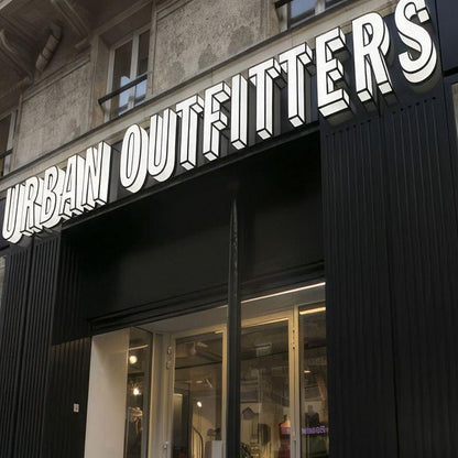 Urban Outfitters 3D Front And Back Lit Letters Metal Led Sign - Shineneon