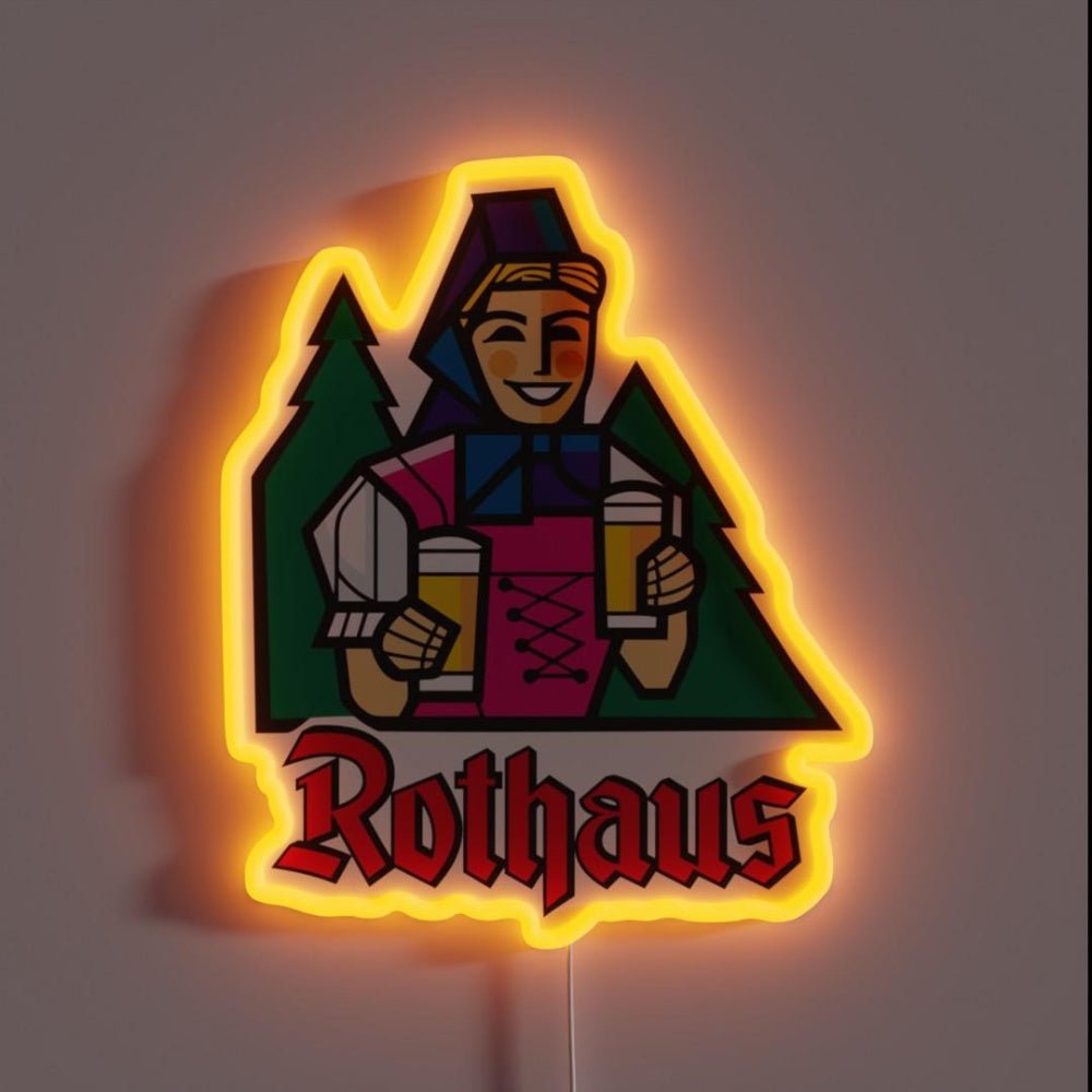 Urban Revitalization Rothaus Mixed Brewery Spaces Rgb Led Neon Sign - Shineneon