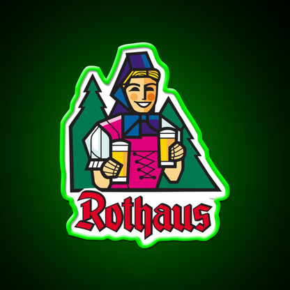 Urban Revitalization Rothaus With Brewery Beer Bar Decor Led Neon Sign Rgb Color - LED neon sign view 8