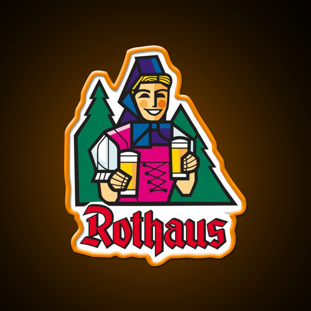 Urban Revitalization Rothaus With Brewery Beer Bar Decor Led Neon Sign Rgb Color - LED neon sign view 6