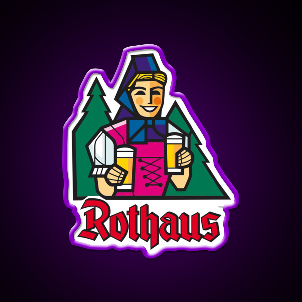 Urban Revitalization Rothaus With Brewery Beer Bar Decor Led Neon Sign Rgb Color - LED neon sign view 9