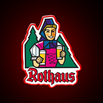Urban Revitalization Rothaus With Brewery Beer Bar Decor Led Neon Sign Rgb Color - LED neon sign view 10