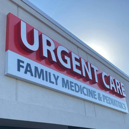 Urgent Care 3D Front And Back Lit Letters Acrylic Led Sign - Shineneon