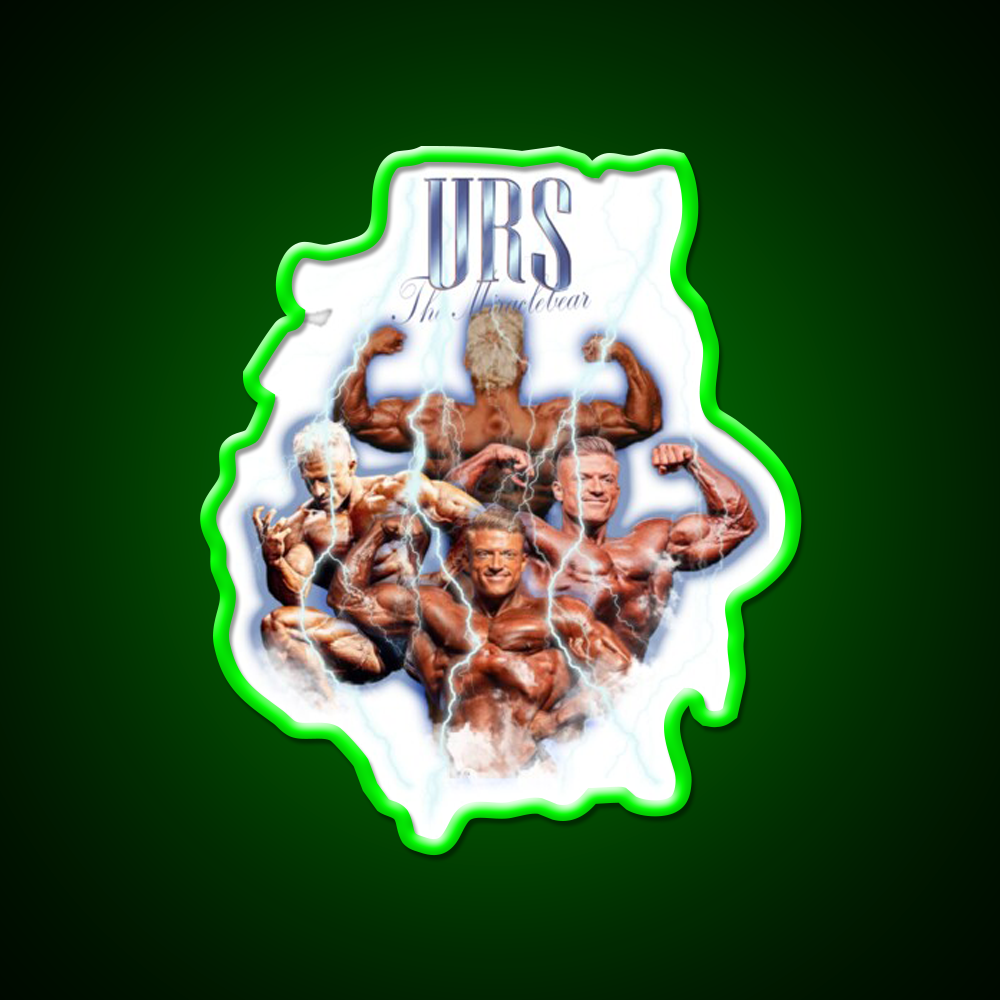 Urs Kalecinski Bootleg Gym Fitness Led Neon Sign Rgb Color