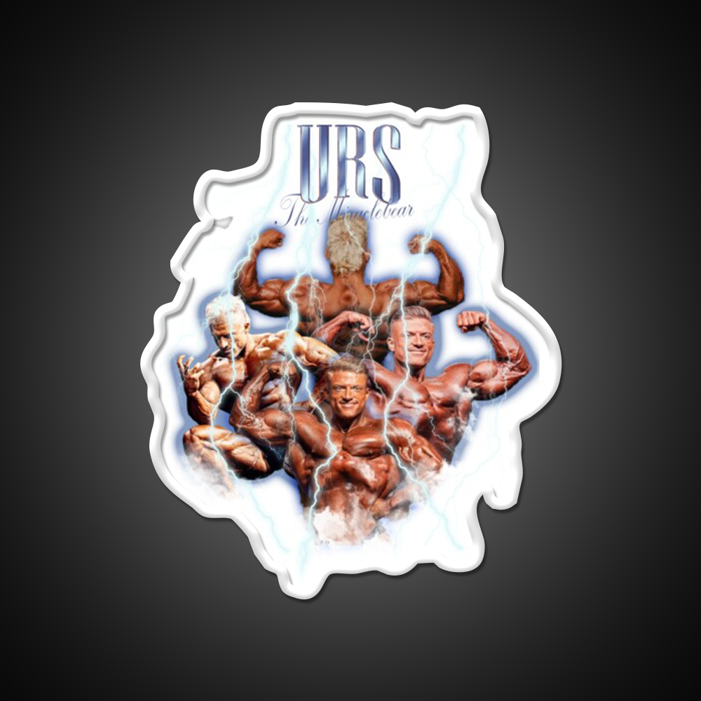 Urs Kalecinski Bootleg Gym Fitness Led Neon Sign Rgb Color