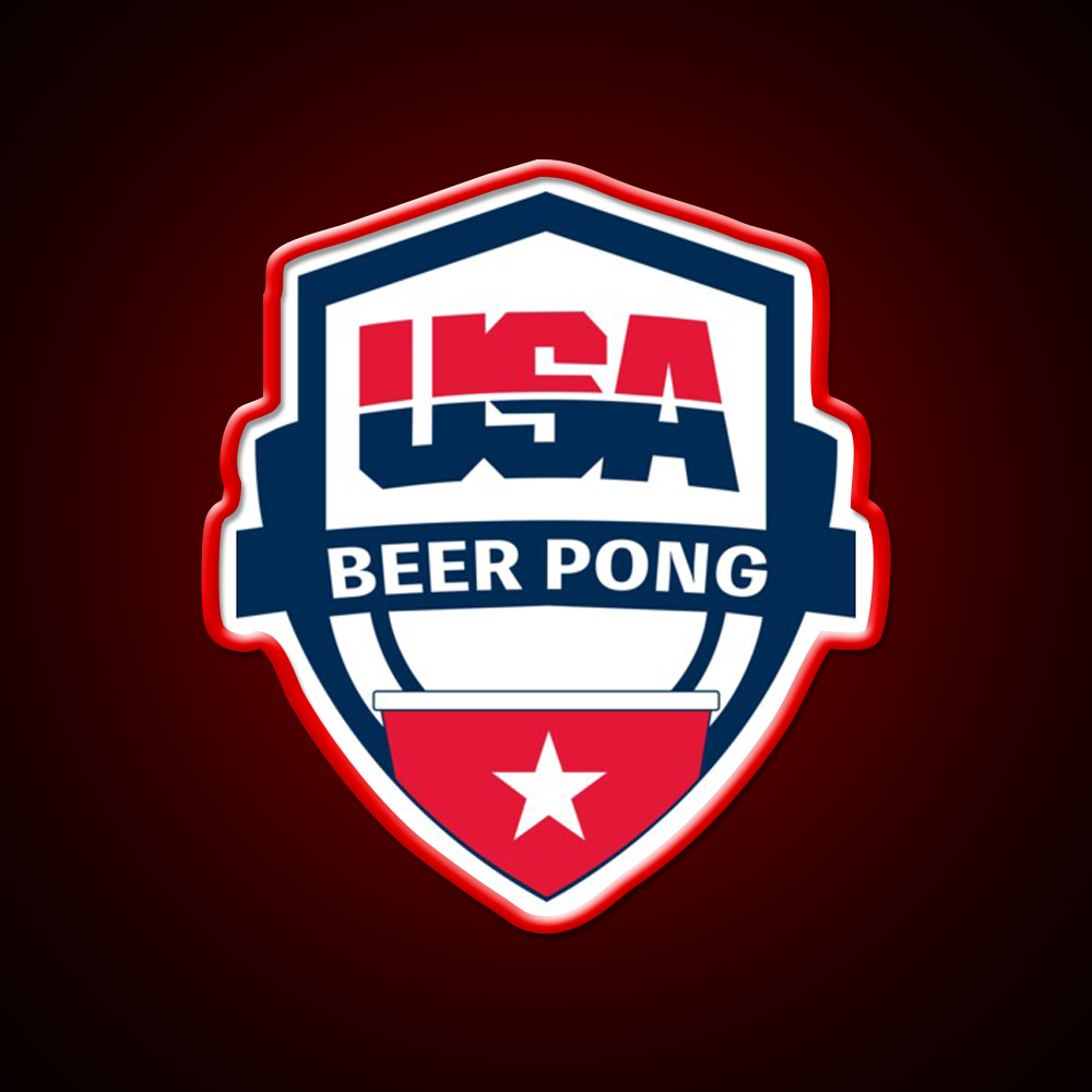Usa Beer Pong Beer Bar Decor Led Neon Sign Rgb Color - LED neon sign view 10
