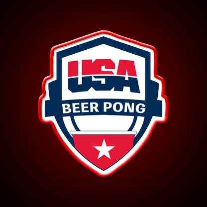 Usa Beer Pong Beer Bar Decor Led Neon Sign Rgb Color - LED neon sign view 10