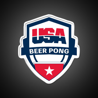 Usa Beer Pong Beer Bar Decor Led Neon Sign Rgb Color - LED neon sign view 11