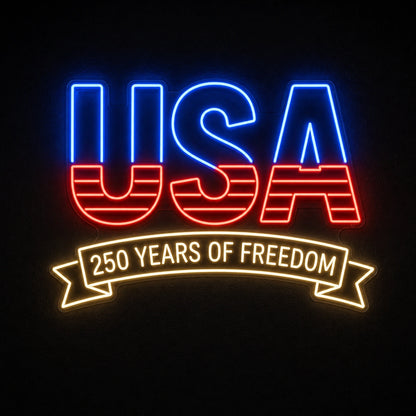 USA Freedom LED Neon Sign main product image