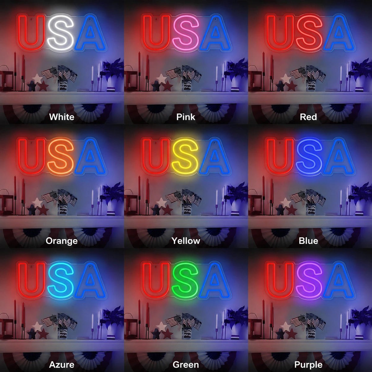 USA LED Neon Sign - Shineneon