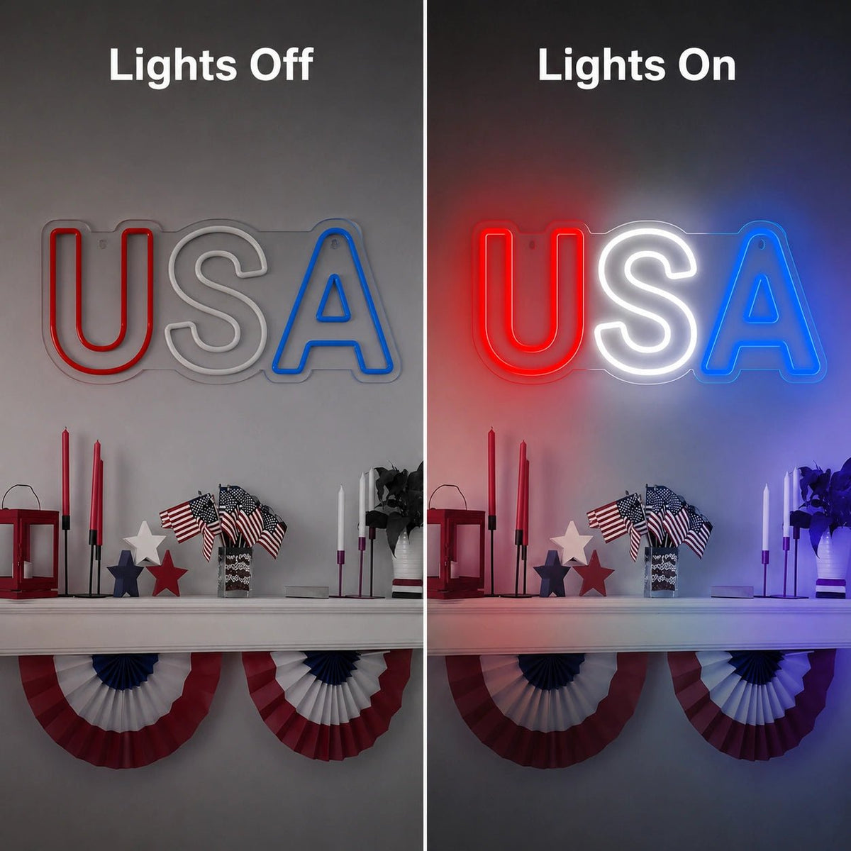 USA LED Neon Sign - Shineneon