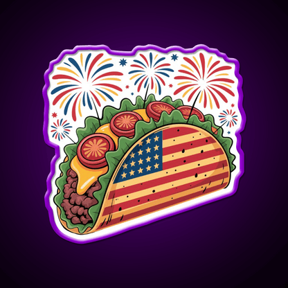 Usa Taco Led Neon Sign Mexican Food Sign Rgb Color - Shineneon